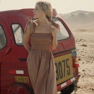 DÔEN Jasmine Dress in Adobe. Size Xs/s